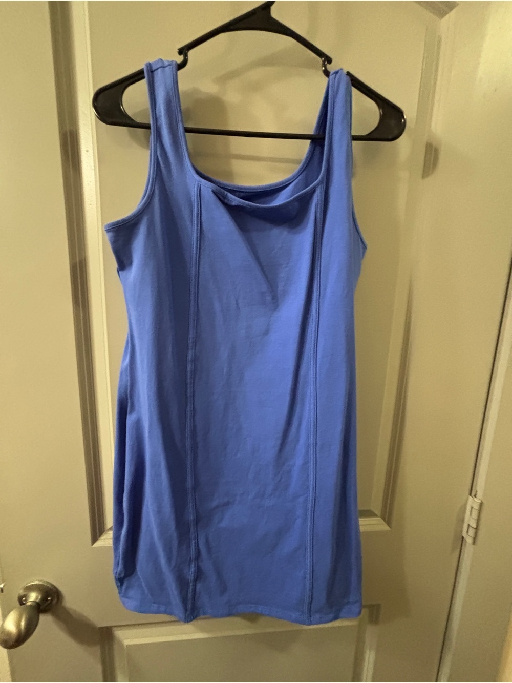 Blue Scoop Neck Tank Dress - Unbranded